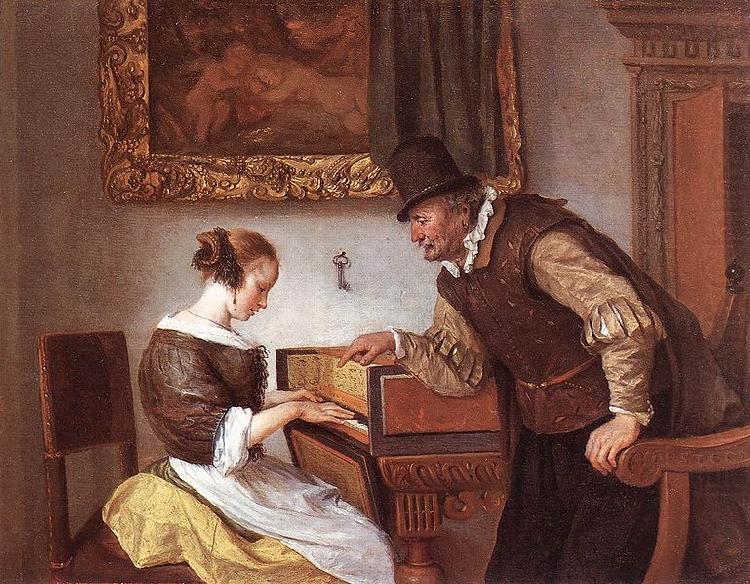 Jan Steen The Harpsichord Lesson china oil painting image